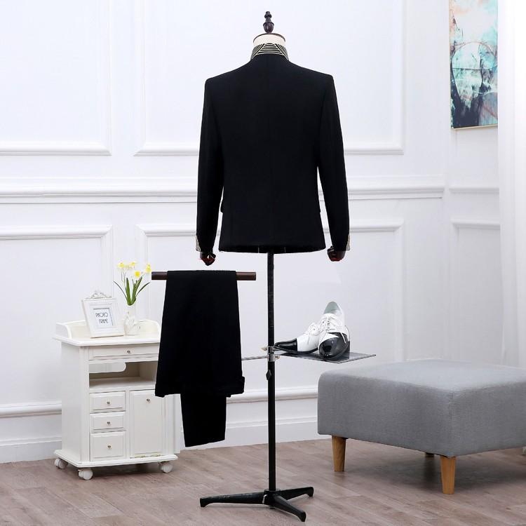 マオカラースーツ 大人用 大会 司会者 メンズ 男性用 刺繍 ステージ