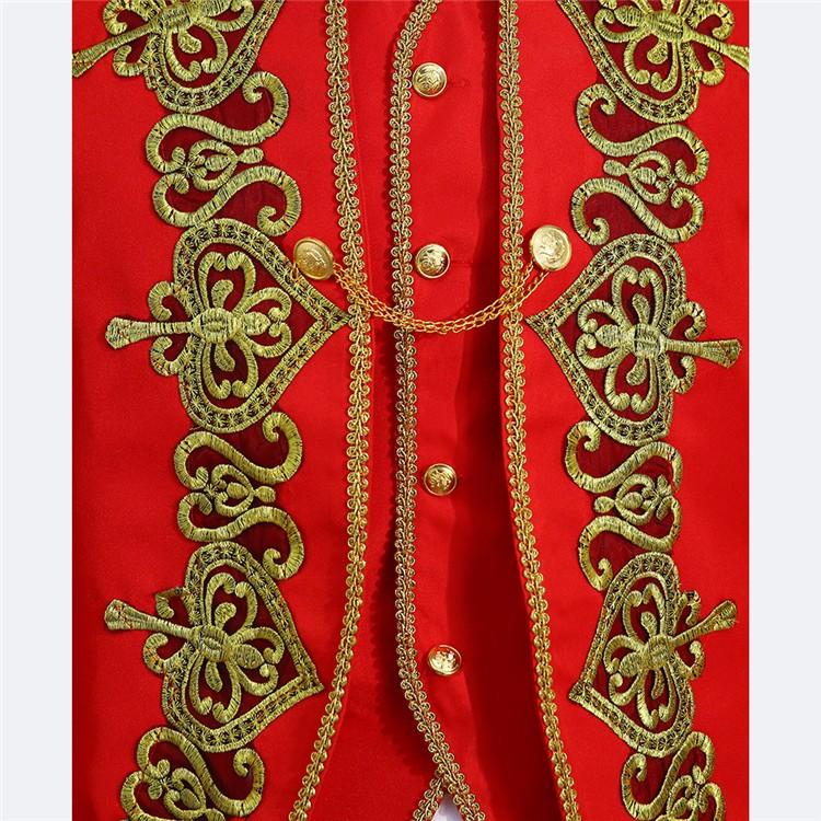 王子様 貴公子 メンズ 貴族 服 伯爵 男性用スーツ 3点セット 舞台 中世