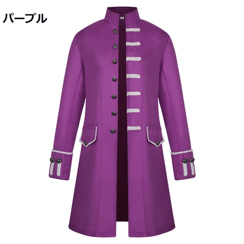 ヨーロッパ ヴィンテージコート 襤褸 ヨーロッパ 中世 貴族風 舞台 ジャケット メンズ 服 長袖コート ロング