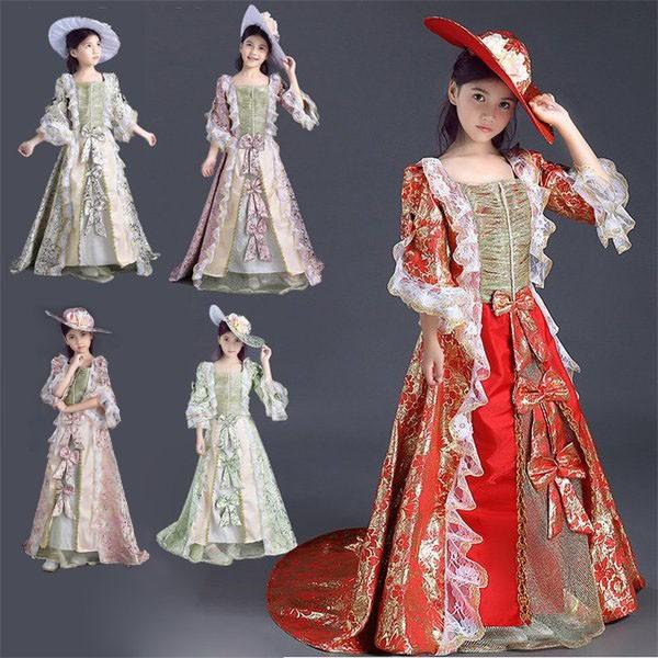 子供ドレス ウェディングドレス 演奏会 ワンピース 女の子 長袖 ヨーロッパ 貴族 服 プリンセス パーティー 七五三 イベント 発表会 ステージ洋風 Notia24 Gr