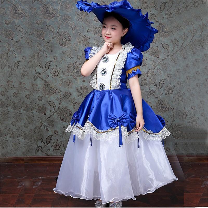 子供服 ワンピース ロングドレス 歌劇 フォーマル 女の子 オペラ 声楽 中世貴族風 舞台服 ステージ衣装 D9168c0 フルグレース 通販 Yahoo ショッピング