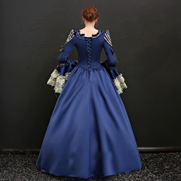 ステージ衣装としても最適 プリンセスライン 貴婦人 貴族 服 プリンセスラインお姫様ドレス_1