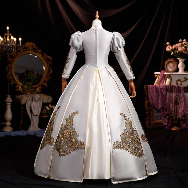 [タグ付き新品] petirobe バルーンスリーブパールドレス 成瀬愛里さん着用】バルーンスリーブVネックパールワンピース