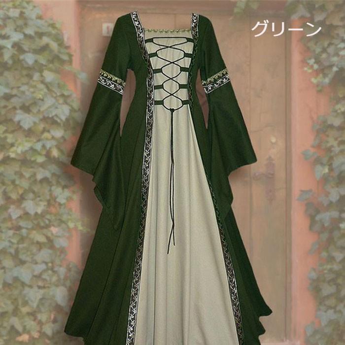 ヨーロッパ中世 貴族 服ドレス 仮面舞踏会ドレス ゴシック様式 イギリス衣装 学園祭 文化祭 舞踏会 コスチューム 全5色 ワンピース パーティードレス D9243c0 フルグレース 通販 Yahoo ショッピング