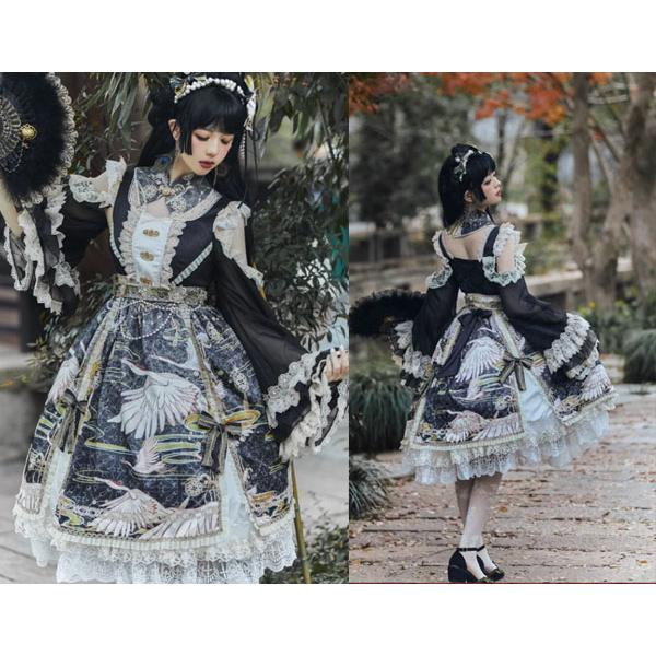 ロリータ 中華風 チャイナ キョンシー ゾンビ コスチューム チャイナ服