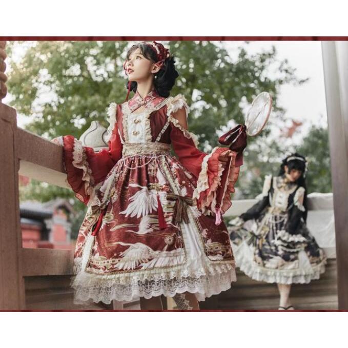 ロリータ 中華風 チャイナ キョンシー ゾンビ コスチューム チャイナ服