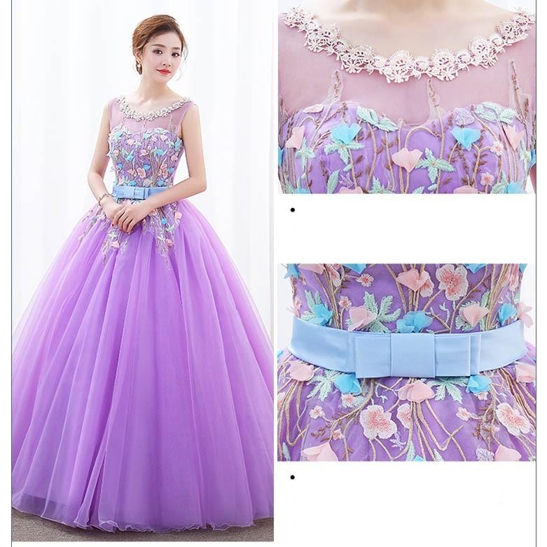 3カラー・5サイズ ロングドレス 演奏会 他と被らない ピアノ 発表会