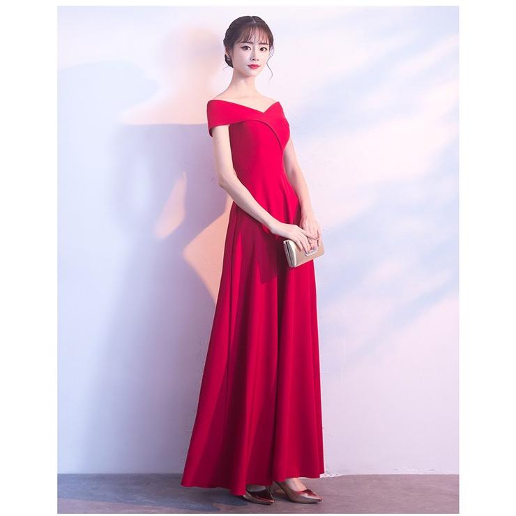 ドレス 大人 ピアノ発表会 ドレス 演奏会 ロング丈 結婚式 大きいサイズ パーティードレス ロングドレス ファスナー お呼ばれ 20代 30代 |  | 10