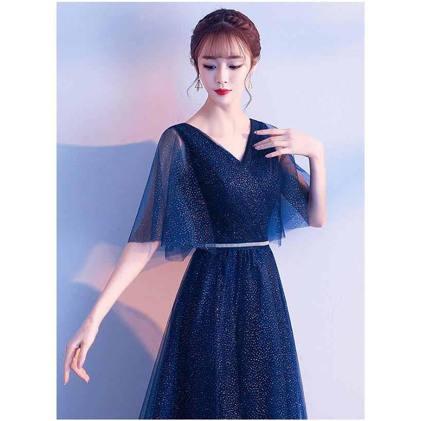 XS~4L】パーティードレス ロングドレス 大人 ブライズメイドドレス