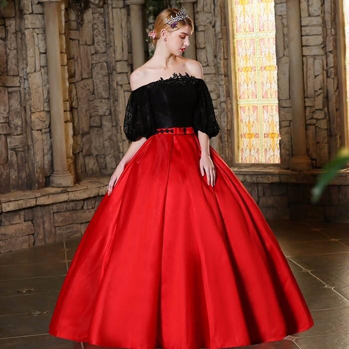 貴族 衣装舞台衣装 ヨーロッパ風 結婚式 パーティードレス服 お姫様ドレス カラードレス 二次会 イベント発表会 花嫁ドレス