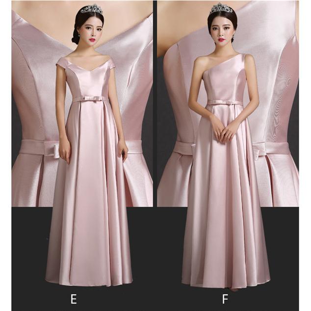 【美品◎】et.UNiVER ロングドレス　付属品あり ブライズメイド服 花嫁 ウェディングドレス 厚サテン ワンピース 花嫁