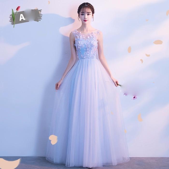 XS〜2XL】ブライズメイド ドレス ロング パーティー 結婚式 体型カバー