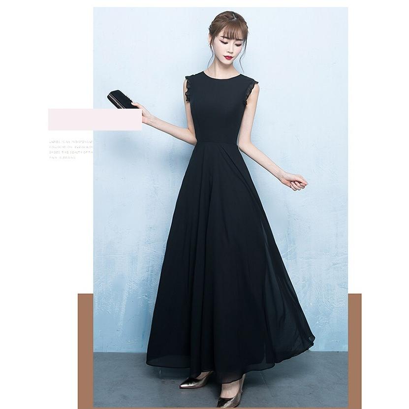 ロングドレス 忘年会 黒 フォーマル ワンピース ピアノ発表会 ドレス 大人 パーティードレス お呼ばれ ロングドレス 母親 結婚式 ブラック Da416s1 フルグレース 通販 Yahoo ショッピング