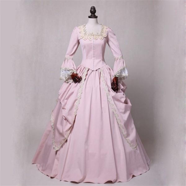 受注生産 ピンク 貴族 服ドレス マリー アントワネット ゴシック様式 仮面舞踏会 ビクトリアタイプ コスチューム服装 学園祭 文化祭 舞踏会