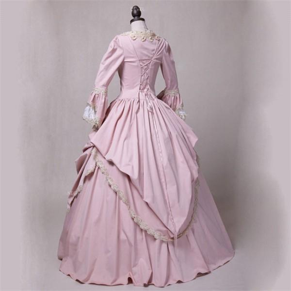 受注生産 ピンク 貴族 服ドレス マリー アントワネット ゴシック様式