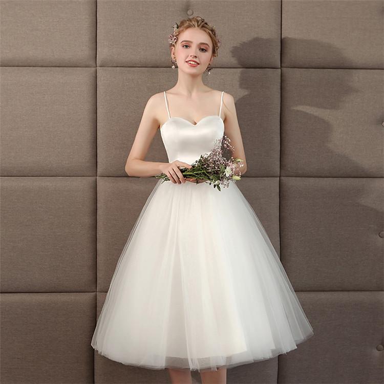 ウエディングドレス 二次会 ドレス オードリーミモレ ベール付き 結婚