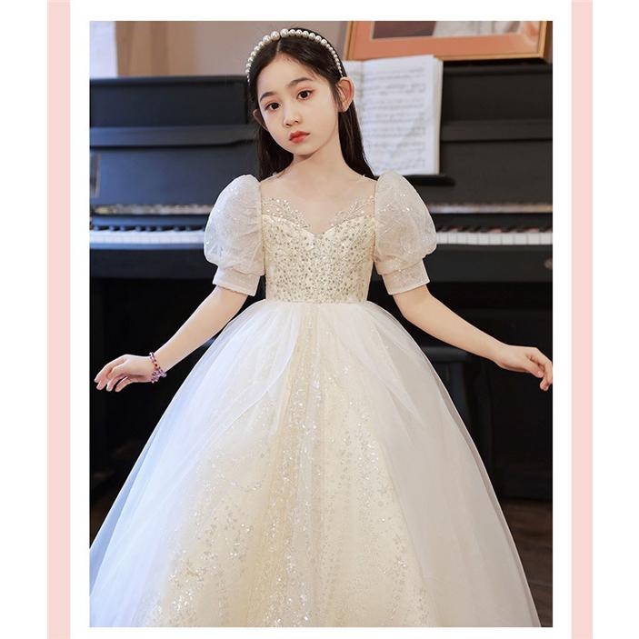 子供ドレス ワンピース ロングドレス ピアノ発表会 子供 ドレス 女の子 フ |  | 03