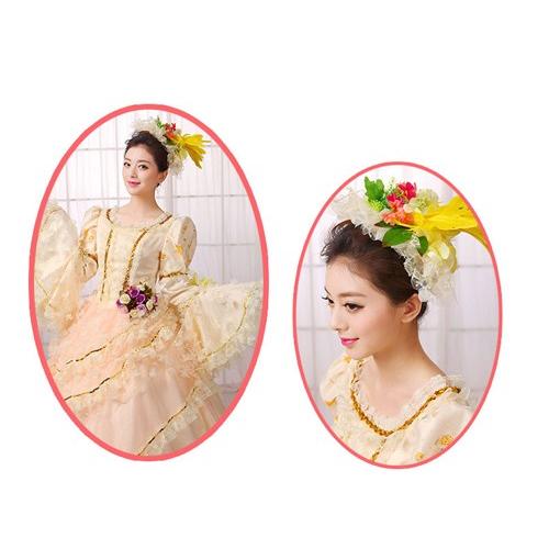 キラキラカラードレス ヨーロッパ 結婚式 衣装 現 カラオケ大会 かわいいロングドレス 舞台 パーティードレス 大きいサイズ |  | 05