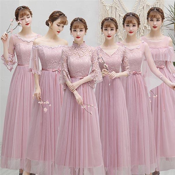 ドレス 披露宴ドレス 代 30代 40代 ロングドレス お揃いドレス ブライズメイド服 花嫁 6タイプ 花嫁の介添えドレス スレンダーライン Da695c0 フルグレース 通販 Yahoo ショッピング