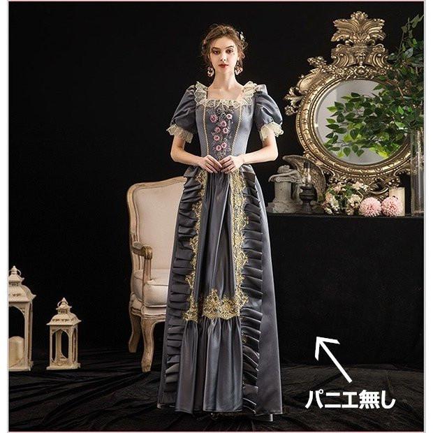 想像を超えての プリンセスライン 中世貴族風 お姫様ドレス 宮廷 パーティー Cosply ロングドレス ワンピース 刺繍 フリル Aライン グレー Da749s1 フルグレース 通販 Yahoo ショッピング 人気絶頂 Sachigeo Com