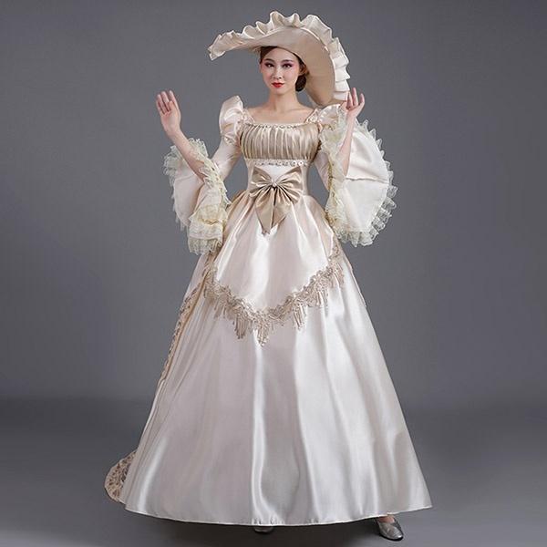 今月限定 特別大特価 ロングドレス お姫様ドレス 中世ヨーロッパ パフスリーブ 貴族風 帽子付き 演奏会 舞台衣装 イベント プリンセスライン ワンピース Da900s1 フルグレース 通販 Yahoo ショッピング 絶対一番安い Www Doctor Plan Com
