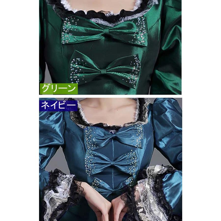 FRAY I.D♡グリーン オフショルダー パフスリーブ ロングドレス カラードレス グリーン オフショルダー カクテルドレス ロング