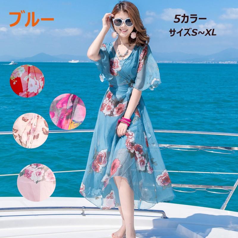 サマードレス 5カラー ワンピース 夏ワンピ レディース 花柄 ビーチ ホワイト ボヘミアン風 ハイウエスト 旅行 春 代 30代 パーティー 海デート 大人 セクシー Dd008g4 フルグレース 通販 Yahoo ショッピング