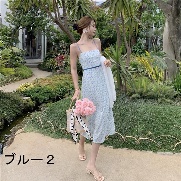 キャミソールワンピース 夏ワンピース リゾートワンピース ティアード