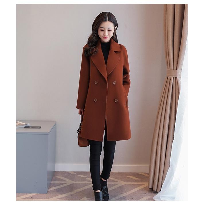 L~5XL】チェスターコート 秋冬 韓国風 通勤 ロングコート 襟付き 長袖