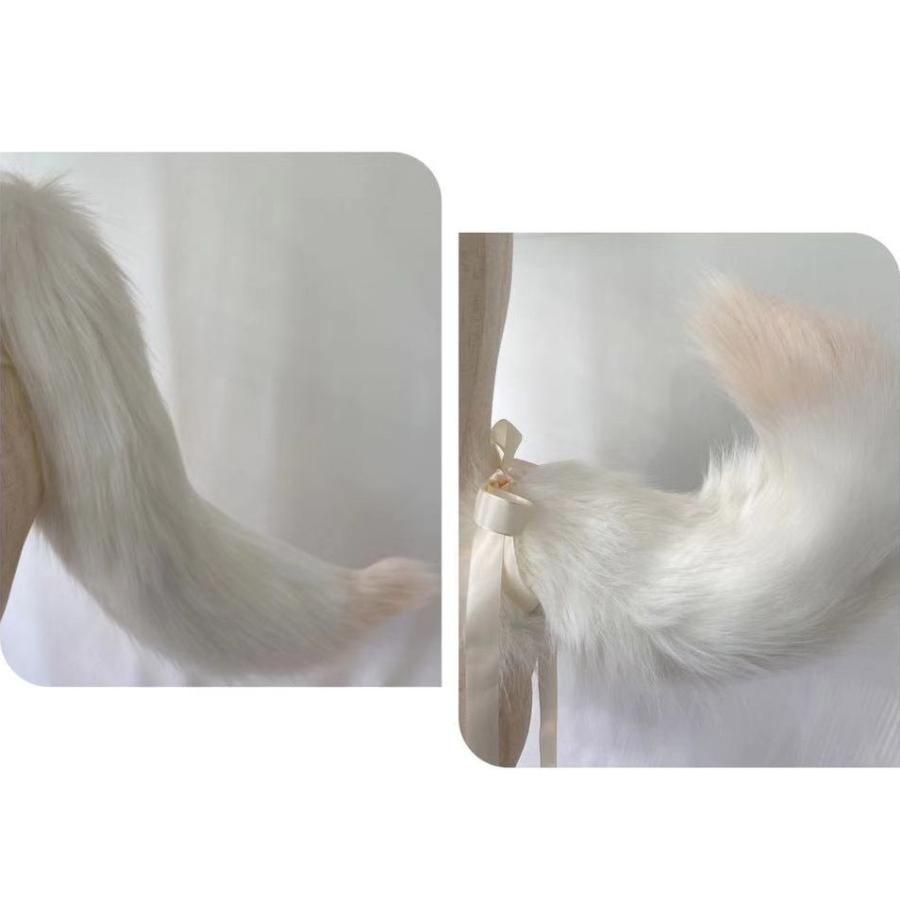 コスプレ道具 猫 尻尾 耳 手作り モコモコ 文化祭 学園祭 パーティー Cosplay コスチューム アクセサリー Cosplay用 耳追加可 Dd099zo フルグレース 通販 Yahoo ショッピング