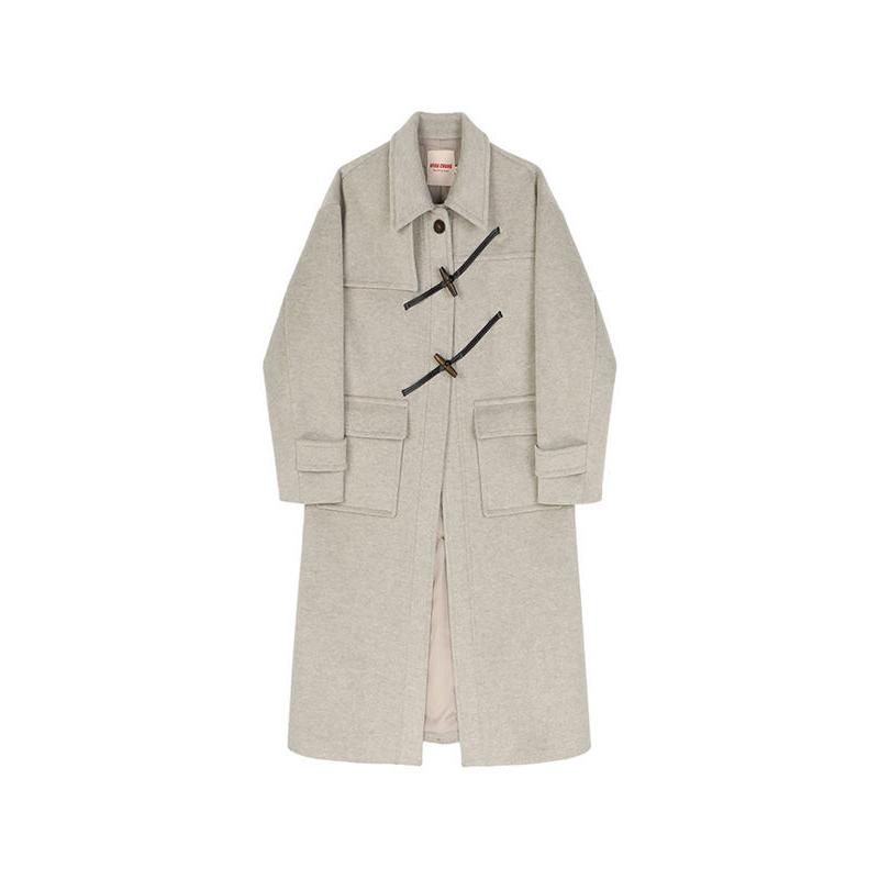 コート レディース 冬 ダッフル レディース ブレンド 冬 ベージュ ダッフルコート ロング 暖かい ギフト プレゼント |  | 02