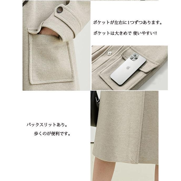 コート レディース 冬 ダッフル レディース ブレンド 冬 ベージュ ダッフルコート ロング 暖かい ギフト プレゼント |  | 03