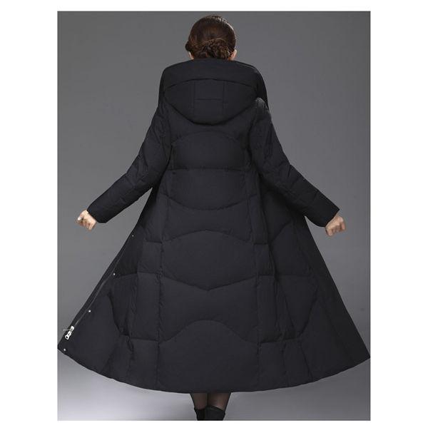 ダウンコート レディース 大きいサイズ フード付き ダウン 防寒コートM~6L  冬 30代 40代 50代 ミセス 女性 プレゼント |  | 03
