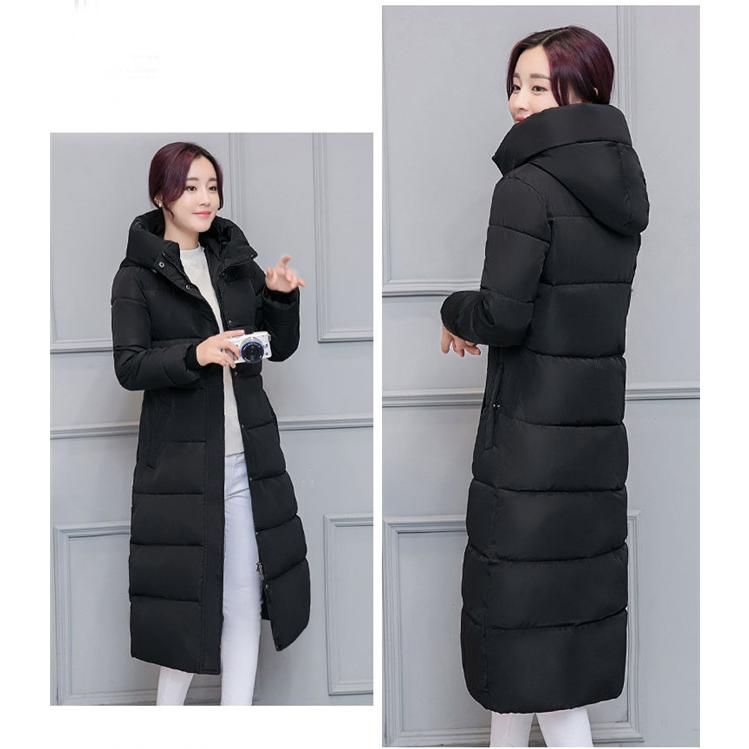中綿コート ロング丈コート 暖かい 冬新作 レディース  大きいサイズ グレー ブラック 暖かい 体型カバー フード付き 軽い 20代30代40代 |  | 06