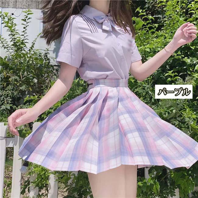 制服スカート 学生服 中学校 高校 チェック柄 ミニスカートXS~2XL 韓国