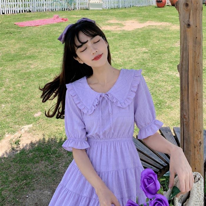 シャツワンピース 夏ワンピ 半袖 ワンピース 大人かわいい ロング