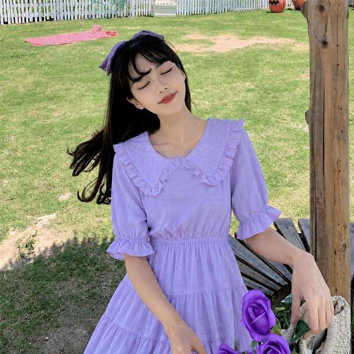 シャツワンピース 夏ワンピ 半袖 ワンピース 大人かわいい ロング