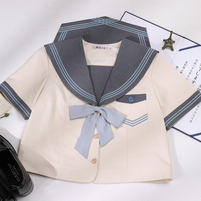 セーラー服 卒業式 女の子 制服 学生制服 5点セット 半袖女子高生スカート 制服コスプレ レディース 高校生 お受験 結婚式 発表会 |  | 05