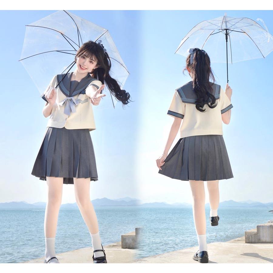 セーラー服 卒業式 女の子 制服 学生制服 5点セット 半袖女子高生スカート 制服コスプレ レディース 高校生 お受験 結婚式 発表会 |  | 07