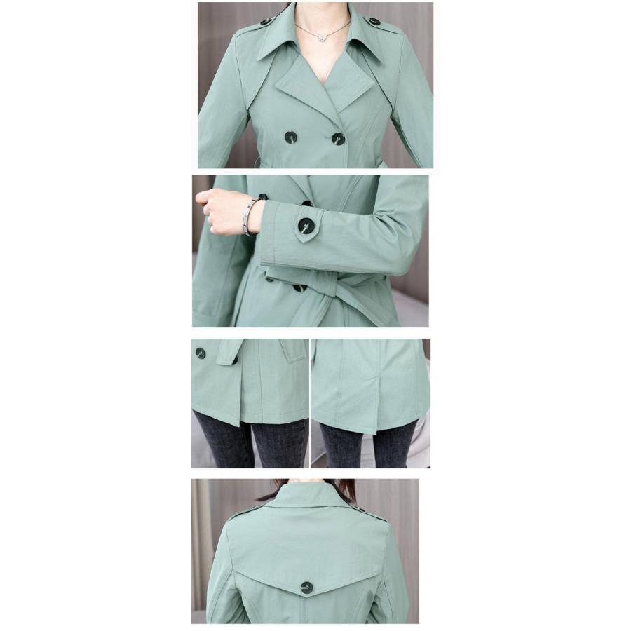 トレンチコート スプリングコート レディース アウター ミディアム丈 aラインコート スプリングコート 大きいサイズ 通勤 春服 長袖 シンプル カジュアル 定番 |  | 10