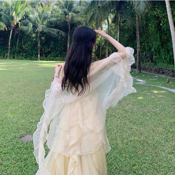 リゾートワンピース 大人可愛い 夏ワンピース リゾートワンピ