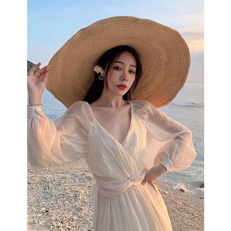 リゾートワンピース 大人可愛い 夏ワンピース リゾートワンピ クロス