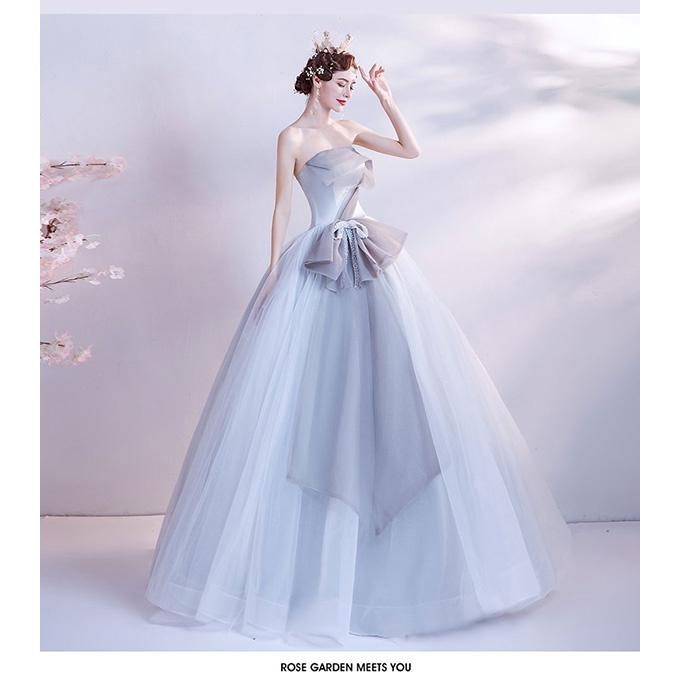 XS~3XL】ウェディングドレス ロングドレス 演奏会 結婚式 オフ