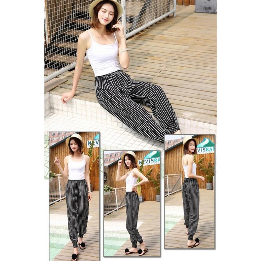 リゾート ロングパンツ ガウチョパンツ サルエルパンツ ハワイアン ビーチパンツ レディース ウエストゴム ゆったり |  | 06