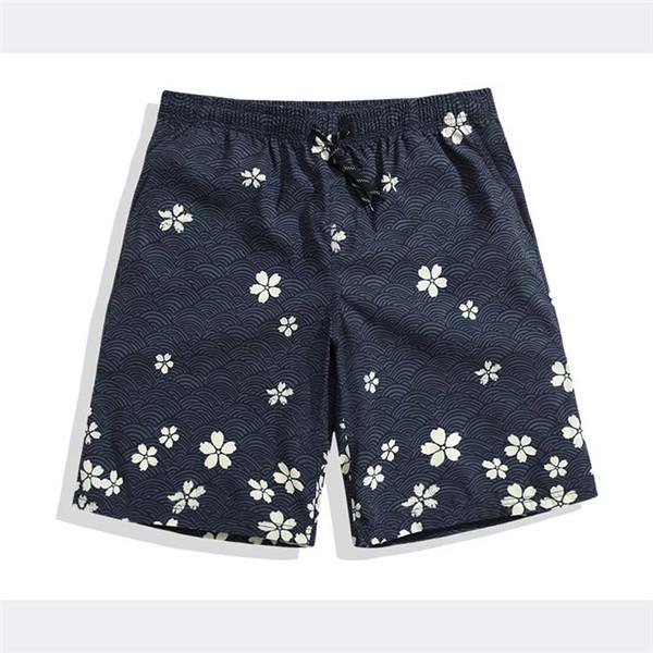 サーフパンツ メンズ レディース 水着 海パン カップル ルック ネイビー 5分丈パンツ 桜の花柄 大きいサイズ 速乾 スイムショーツ リゾート |  | 01