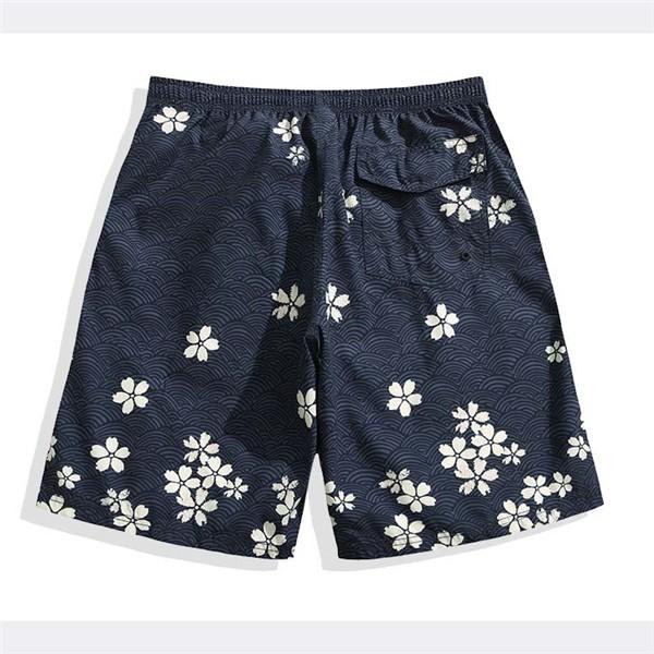 サーフパンツ メンズ レディース 水着 海パン カップル ルック ネイビー 5分丈パンツ 桜の花柄 大きいサイズ 速乾 スイムショーツ リゾート |  | 02