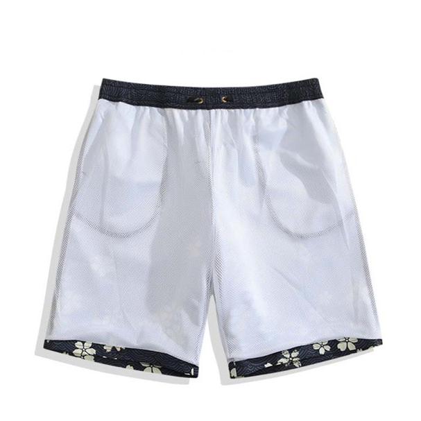 サーフパンツ メンズ レディース 水着 海パン カップル ルック ネイビー 5分丈パンツ 桜の花柄 大きいサイズ 速乾 スイムショーツ リゾート |  | 03