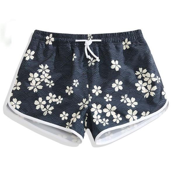 サーフパンツ メンズ レディース 水着 海パン カップル ルック ネイビー 5分丈パンツ 桜の花柄 大きいサイズ 速乾 スイムショーツ リゾート |  | 04