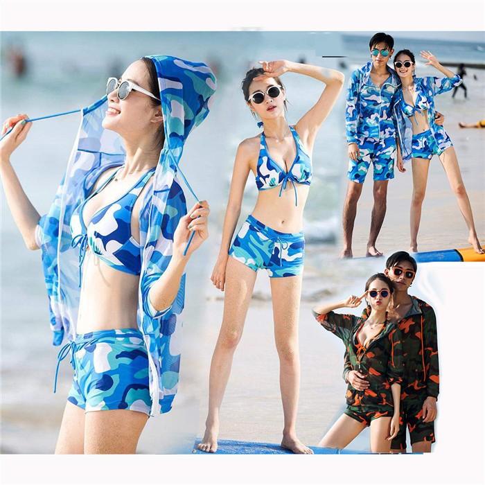 メンズ水着 レディース ワイヤー入りあり 迷彩 カモフラージュ柄 日焼け止め衣 カップル 春夏超ペアルック Df4c0 フルグレース 通販 Yahoo ショッピング