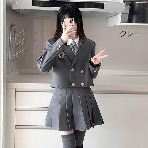 入学式 卒業式 スーツ 女の子 子供服 JK 4点セット ゆったりサイズ